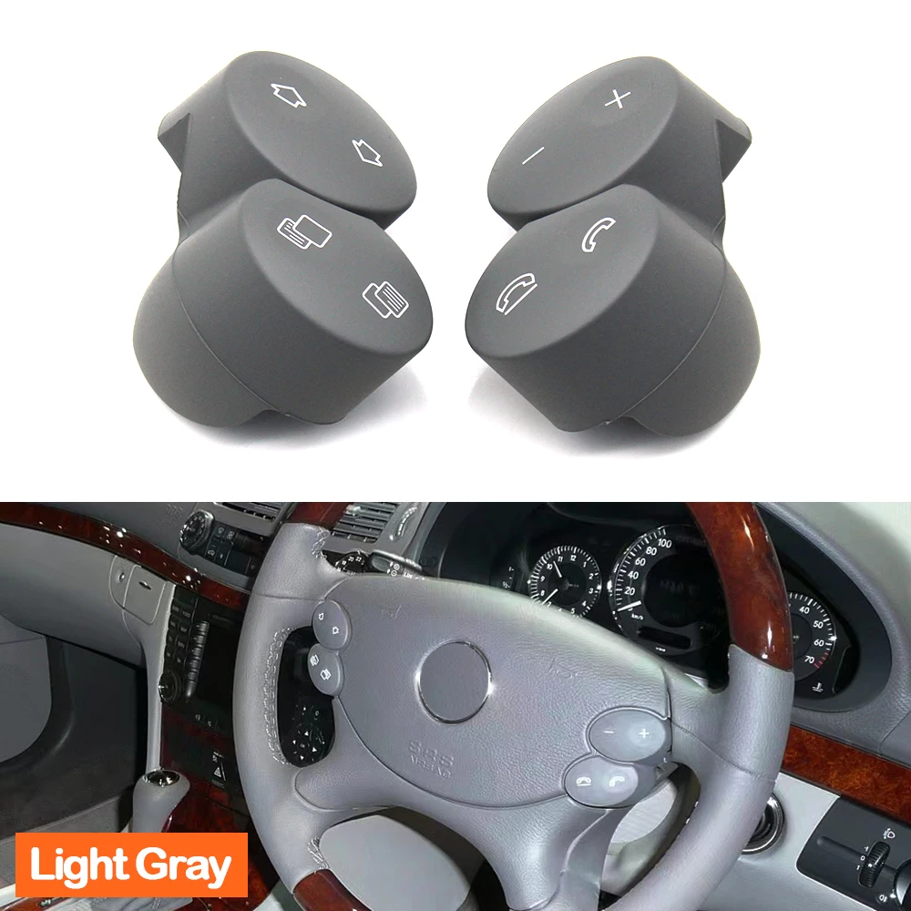 Multifunktionslenkrad Tasten Für Mercedes E-Klasse W211 - Lenkradschalter Reparatursatz Beige