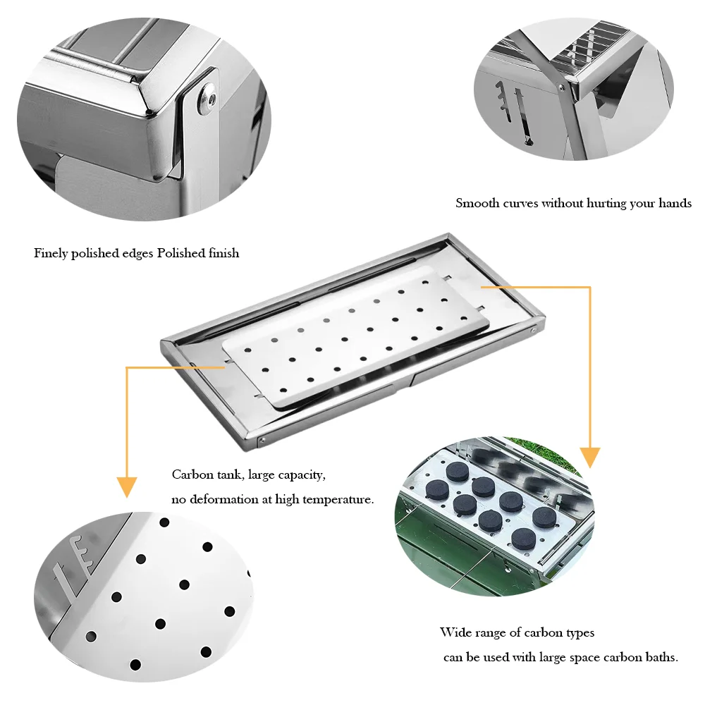 Portable Stainless Steel Grill 5