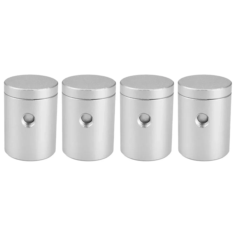 Glass Clamp Aluminum Alloy Mirror Holder With Screws Wall Mount For Picture Glass Clip Shelf Support Brackets 4pcs glass shelf clamp holder,glass fasteners,stainless steel clips,mirror fixing kit,shelf support brackets