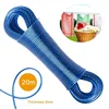 Clothing drying rope, 787.4 inch 3mm rope,  garden washing line, steel wire PVC cloth rope, outdoor travel camping accessories 1