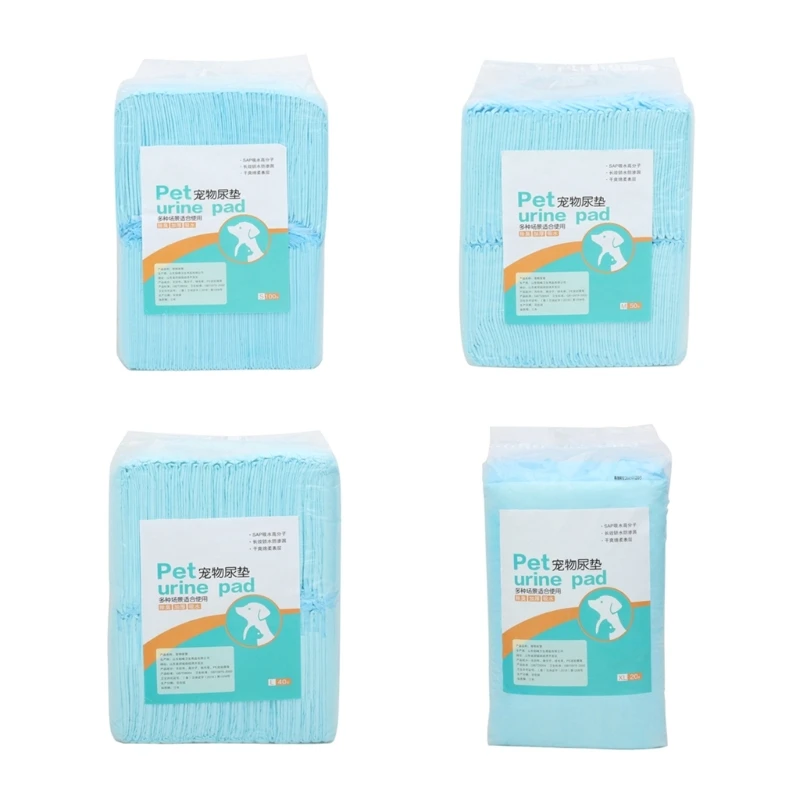 

H55E Pee Pads for Dogs Disposable Dog Floor Mat Leak-Proof Dog Pee Pad for Travel
