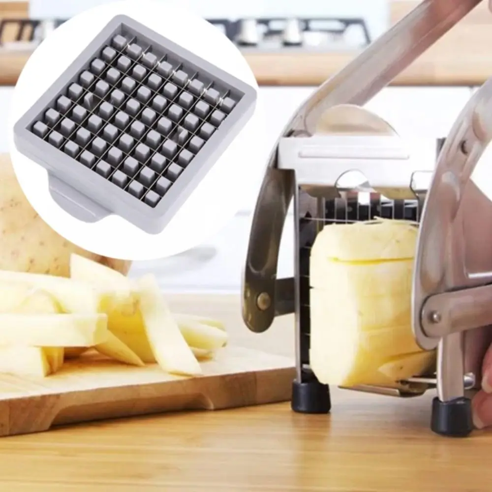 Stainless Steel Manual Potato Cutter Blade Square 36/64 Hole French Fries Slicer Blade Vegetable Slicer French Fry Cutter
