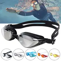 Swimming Goggles For Adult Men And Women High-Definition Waterproof And Anti Fog Electroplating Large Frame Swimming Goggle T6D3 1