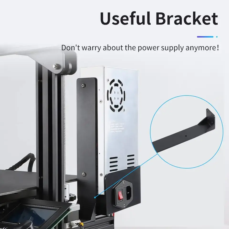 Creality Ender 3 V2 Dual Z Axis Kit Lead Screw, Dual Screw Rod with Stepper Motor for Creality Ender 3 Ender 3s Ender 3 pro image 4