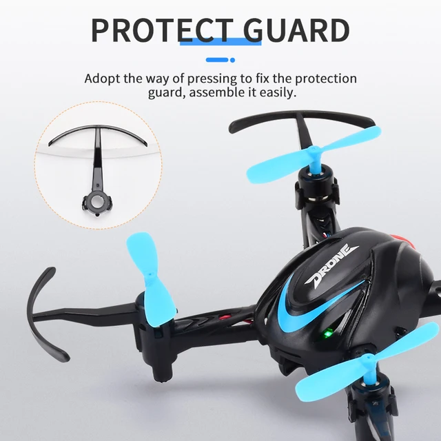 JJRC H48 Mini Infrared Drone with LED Light Headless Drones 4 Axis quadrocopter Dron Infrared One Key Up and Down RC Helicopter 2