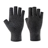 1 Pair Compression Arthritis Gloves Rehabilitation Fingerless Mittens Nonslip Cycling Sports Wrist Support Wristband S/M/L/XL 6