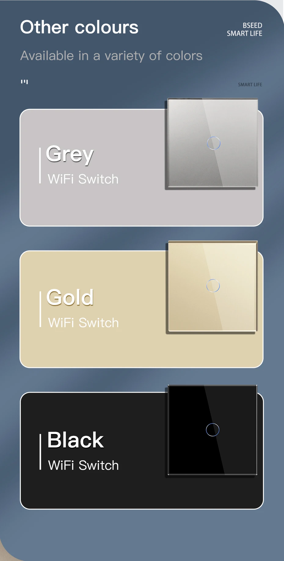 De Luz De Toque Inteligente, Tomadas De