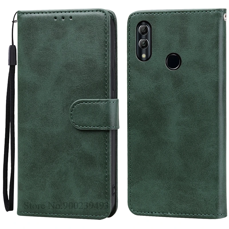 Leather Wallet Flip Case for Huawei P Smart 2019 - Soft Cover Phone Case s