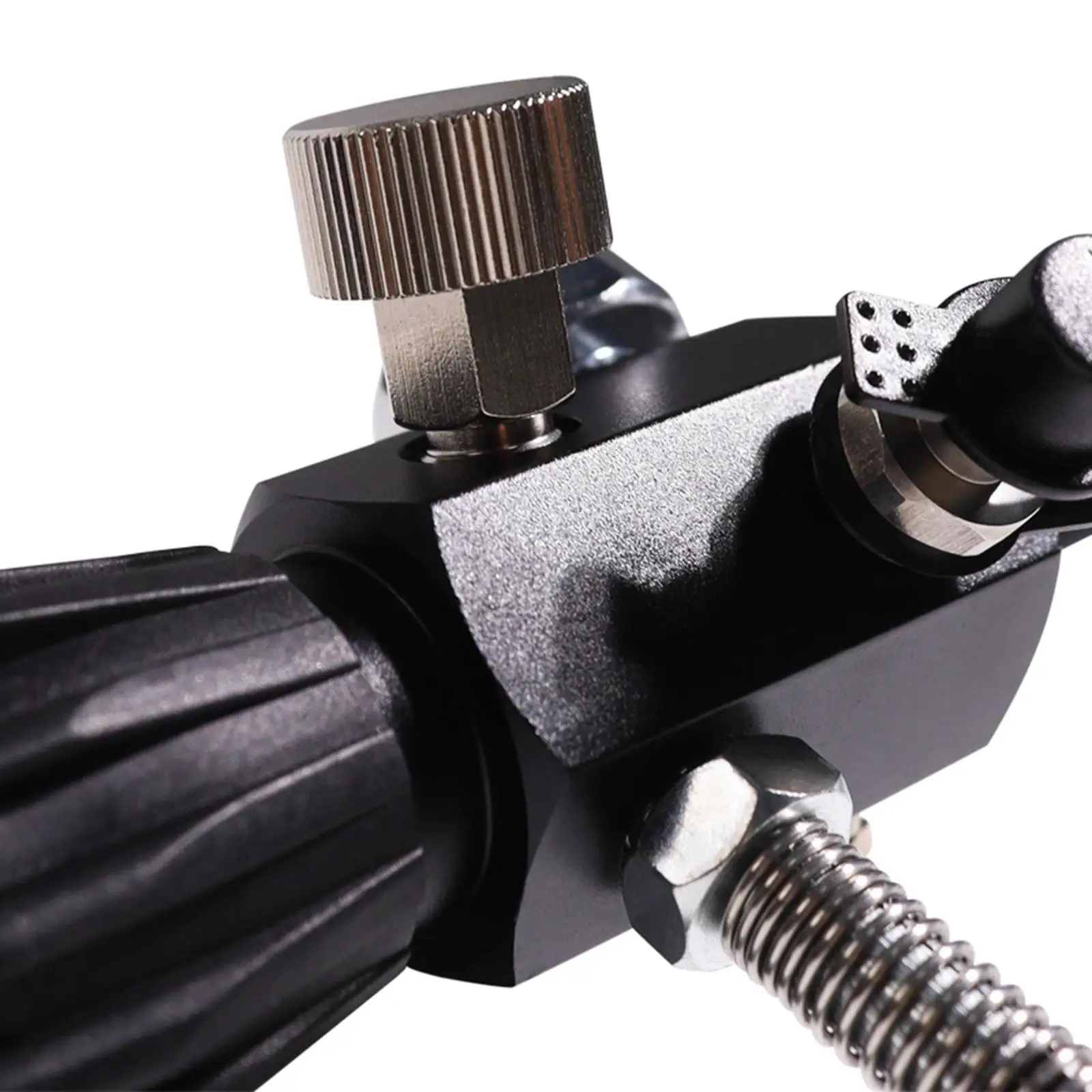 

Double Pressure Gauge Valve Regulator Refill Adapter for Diving 18UNF