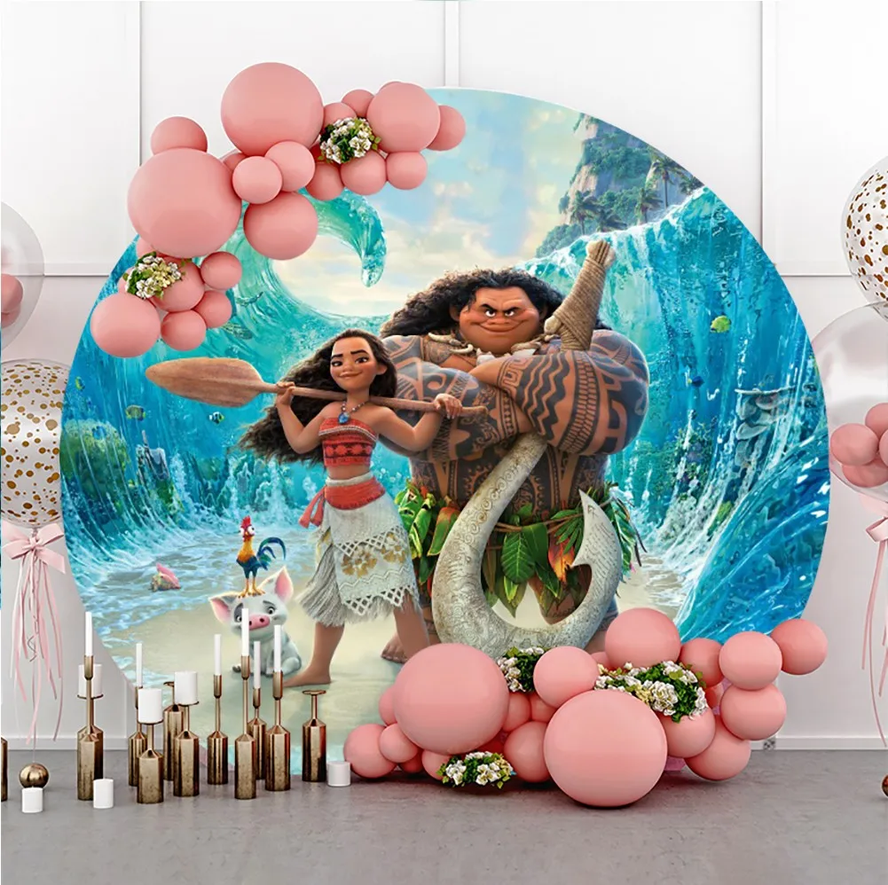 Moana Birthday Party Decorations | Moana Background Birthday Party - Baby Shower - Aliexpress for Free Printable Moana Birthday Banner