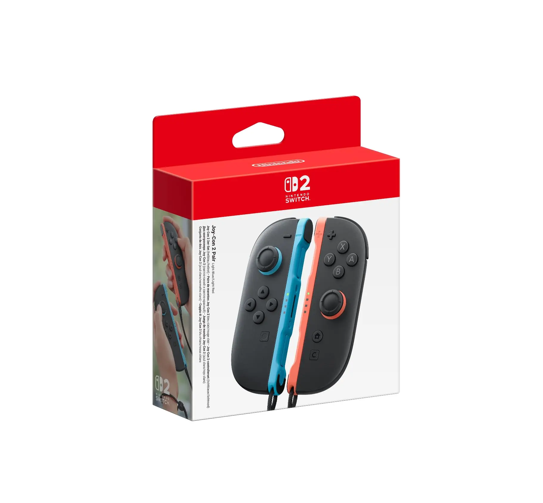 Nintendo Switch Joy-Con２つ付き Joy-Con 2 Pair - Light Blue/Light Red HK Compatible with Nintendo