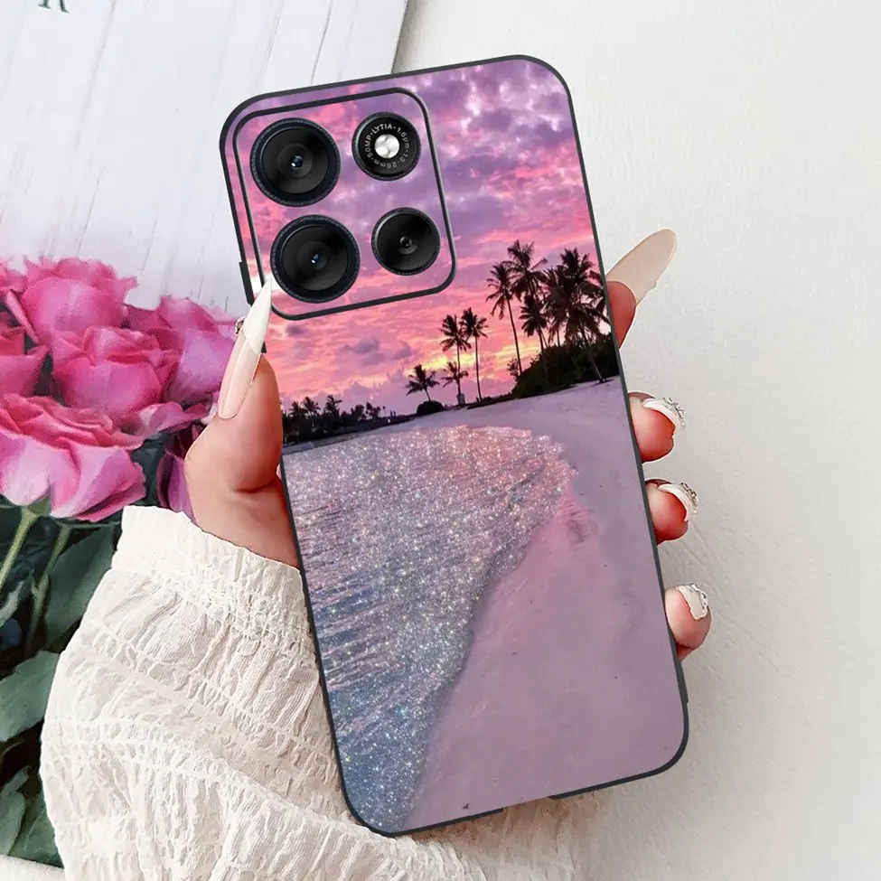 Cute Cartoon Cat & Butterfly Luxury Phone Case – Stylish Protection