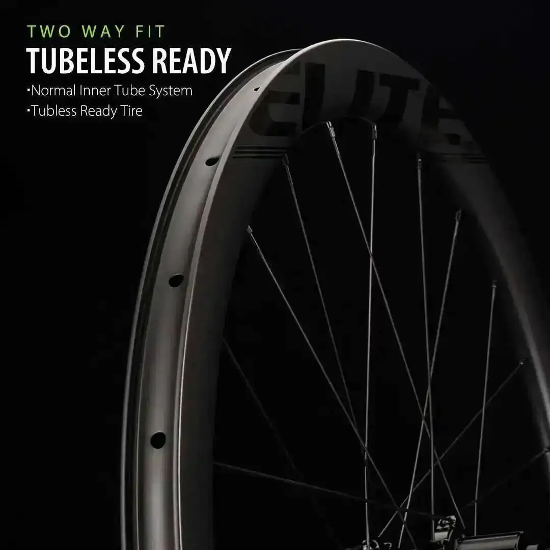 ELITEWHEELS EDGE Gravel Wheels Ultralight 1356g Wing 20 Spoke For