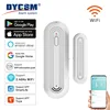 Smart Protection Upgrade, 90dB Alarm Tuya WiFi Door Sensor, Secure Your Home, Compatible With Alexa And Google Home. 1