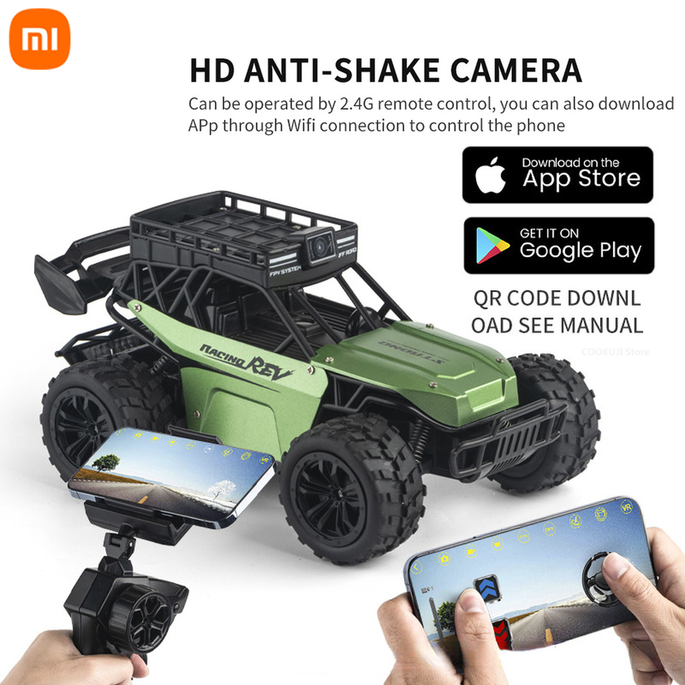 New Xiaomi Youpin 4WD RC Car Alloy Off-road Radio Control Charging Remote Control Car Racing Toy Boys Toys for Children Gifts