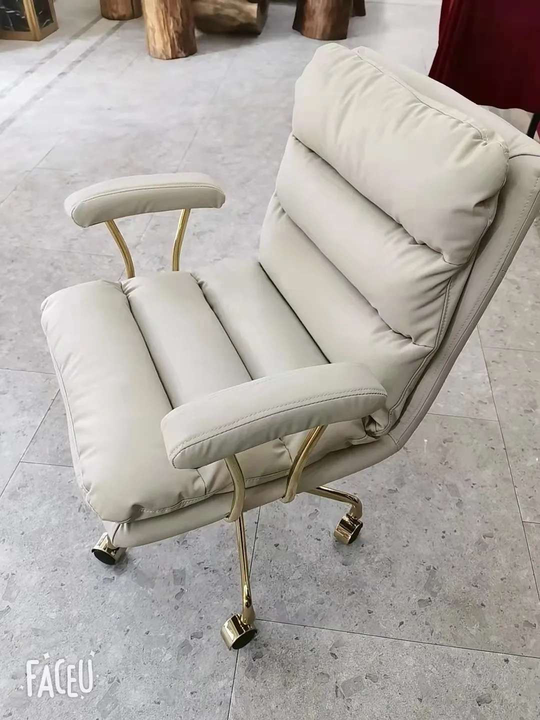 Description Picture 3 of itemComputer Chair Lifting Swivel Soft Chair Home Office Desk Chair Nordic Furniture Ergonomic With Backrest Armchairs Bedroom Chair