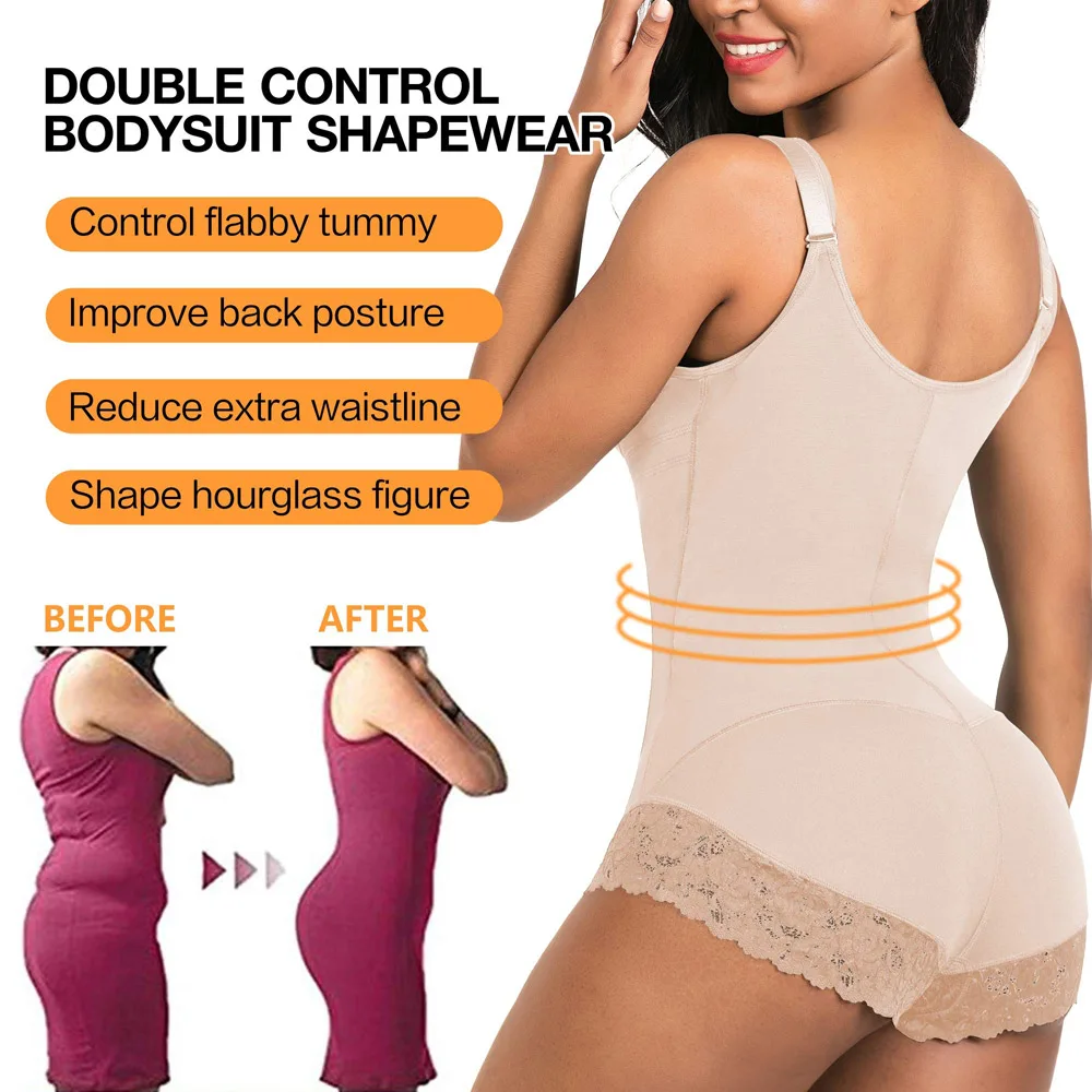 Body Shaper Womem Waist Trainer Butt Lifer Flat Stomach Slimming Binders Bodysuit Sheath Belly Pulling Corset Panties ShapewearFajas Colombianas Women Waist Trainer Body Shaper Corset Corrective Slimming Underwear Bodysuit Sheath Tummy Control Shapewear skims shapewear