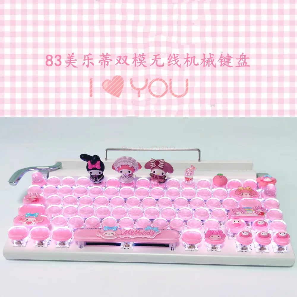サンリオ - 【数量限定】MINISO × サンリオコラボ♡ワイヤレスキーボードクロミ 可愛すぎる！Minisoサンリオコラボ ワイヤレスキーボード