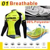 2024 STRAVA Cycling Clothes for Men Winter Cycling Man Set Bicycle Clothing Racing Bike Jerseys Cycle Jersey Road Bikes Bycicle 4