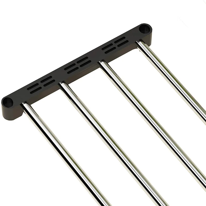 3/4/5/6 Layers Stainless Steel Shoe Rack Multi-layer Shoes Cabinet Storage Organizer Living Room Bedroom Space Saving Shoes Rack