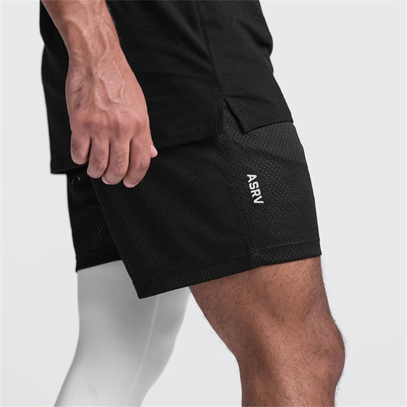 2022 New Zipper Pocket Fitness Gyms Shorts Mens Summer Running Mesh Breathable Male Jogger Workout Beach Brand Sport Bottoms best men's casual shorts