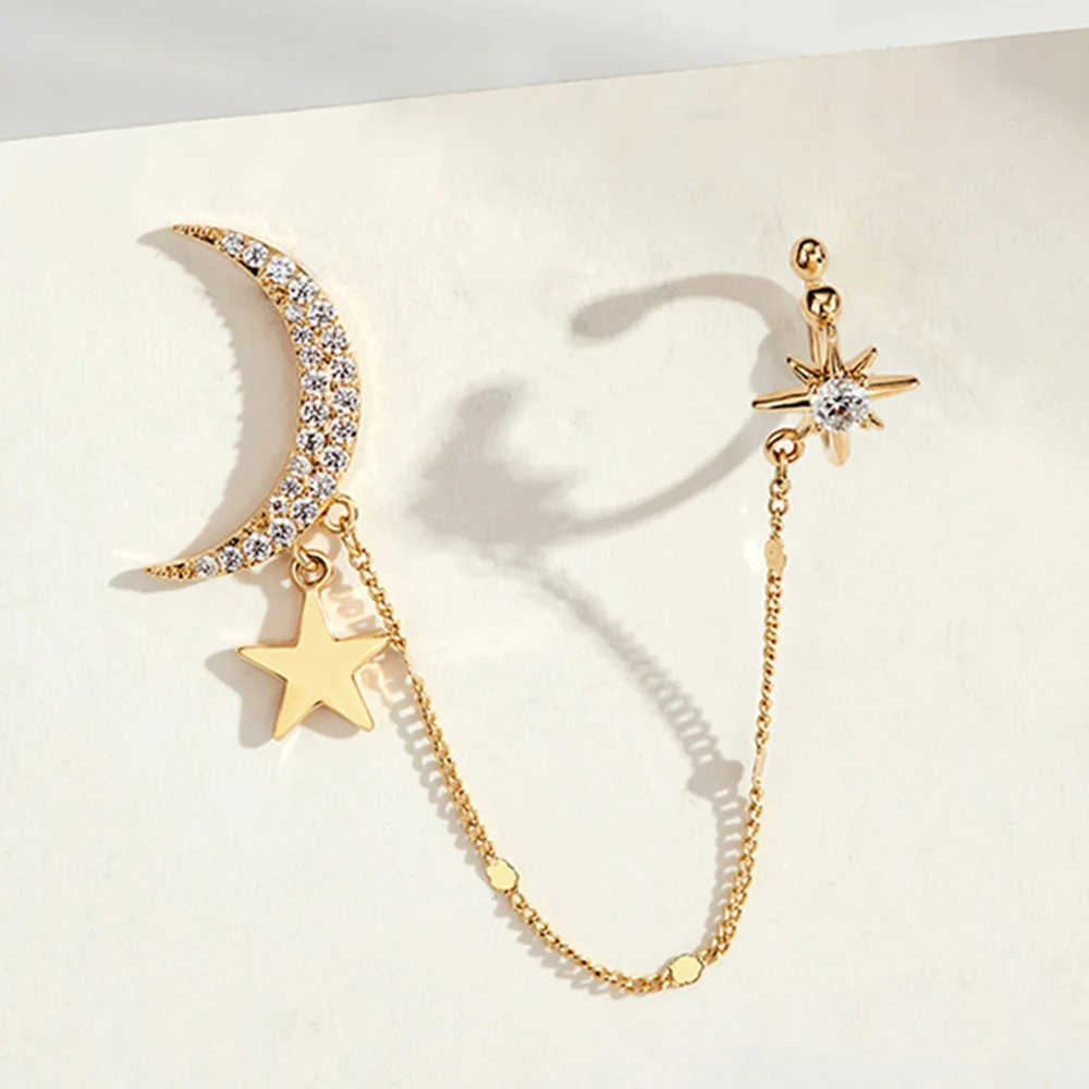 Celestiall Star.and.moon Earring