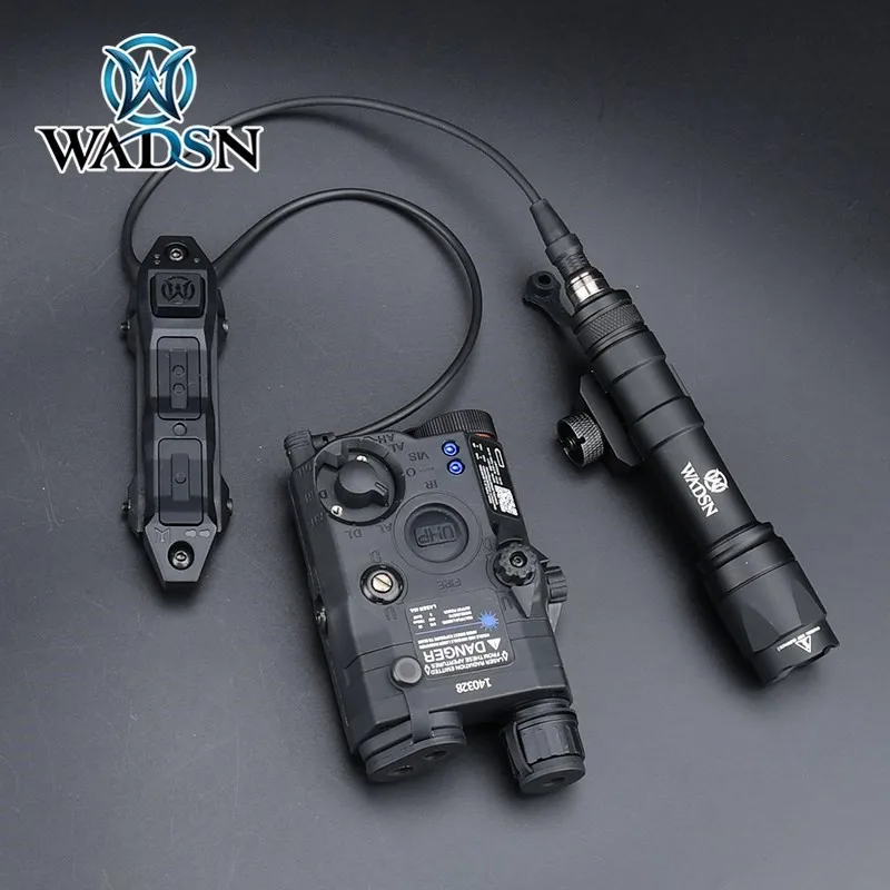 WADSN UHP PEQ15 LA-5C Green Laser+IR Night Vision High Power Red Dot White Light Strobe Airsoft Hunting Rifle Weapon Battery Box laser sight red dot laser sight