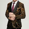 Men's Gold Sequin Blazer Jacket Men 2023 Fashion Slim FIt One Button Dress Suit Blazer Male Party Wedding Stage Costume Homme 4