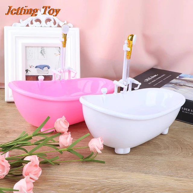 Mini Bathtub Simulation Miniature Dollhouse Tub Model Toy Holiday Gifts