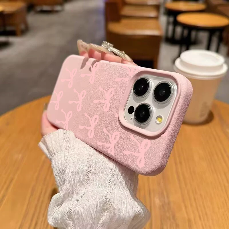 Love Heart Bow Design Phone Case Cover