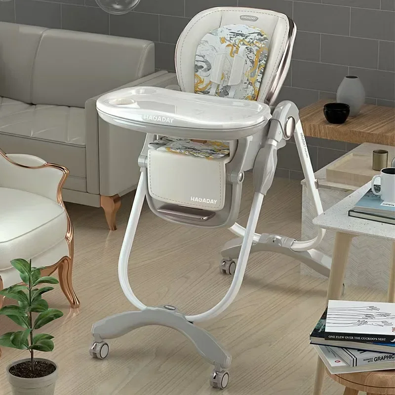 Home Furniture Children's Dining Chair Multi-functional Adjustable Baby Dining Chair Baby Portable Table and Chairs