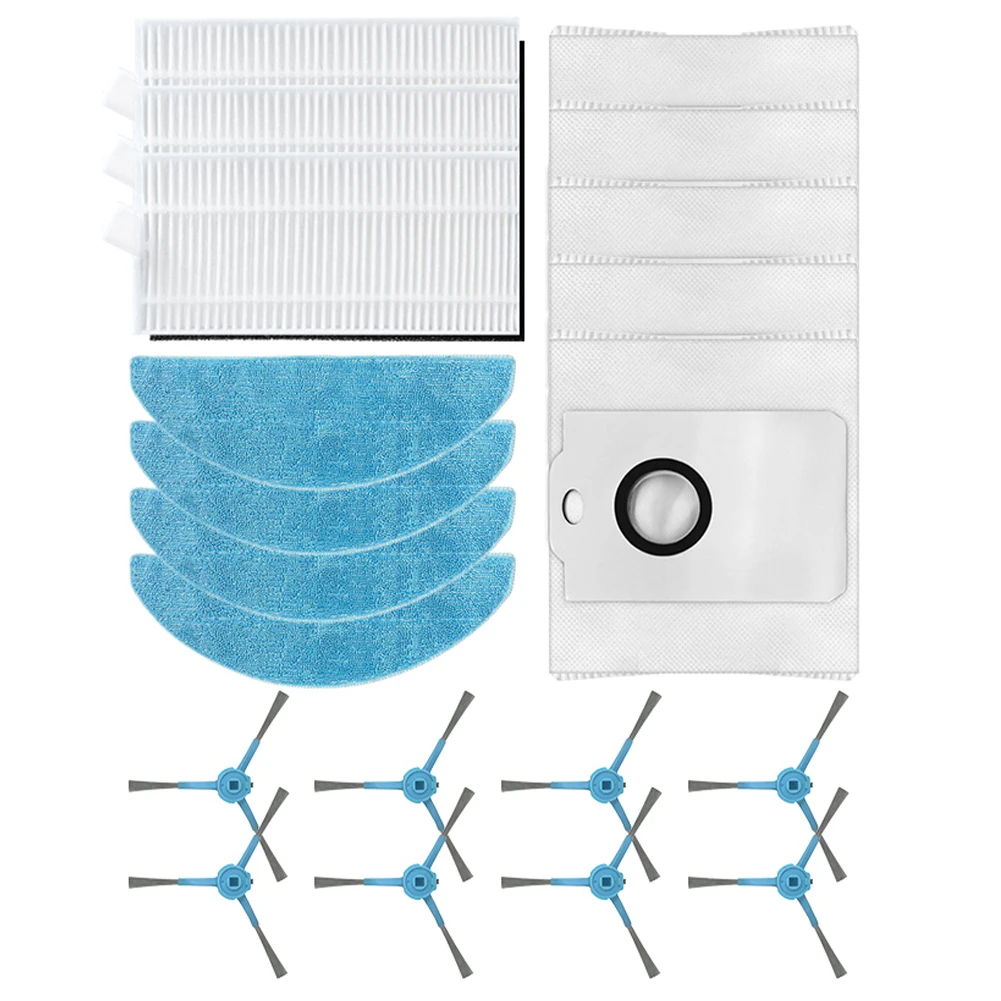 

Улучшенная производительность очистки с фильтрами, тряпками для швабры, пылесборниками и боковыми щетками для Conga 7490, Immortal Home XTreme