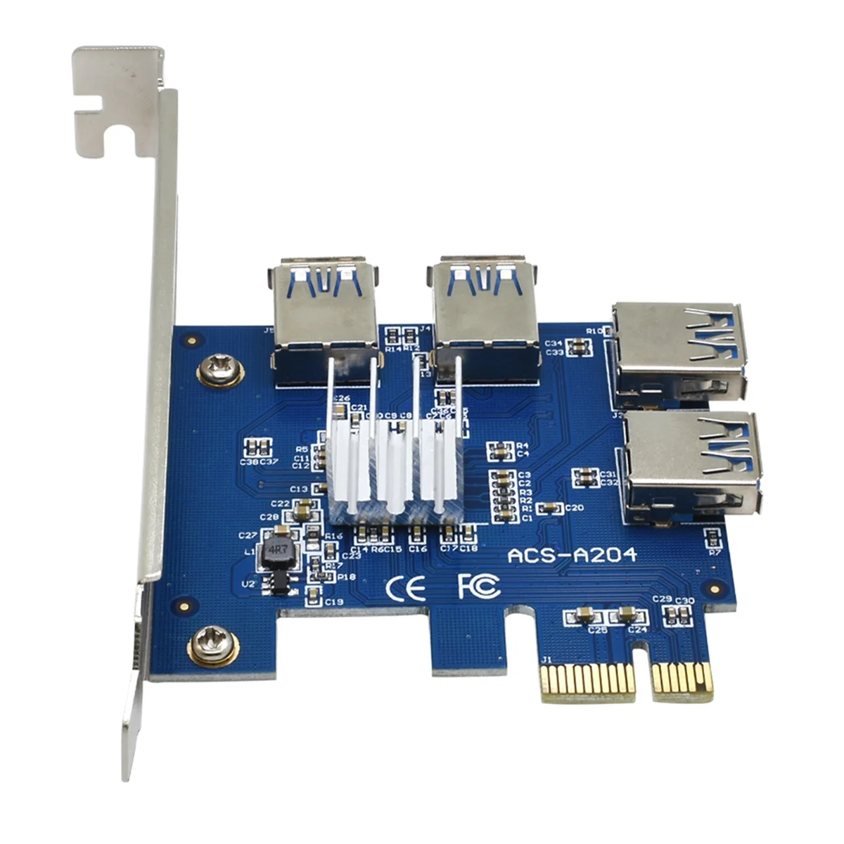 

Усилитель карты PCI Express PCIE 1 до 4 USB GPU X1 X16 PCI-E