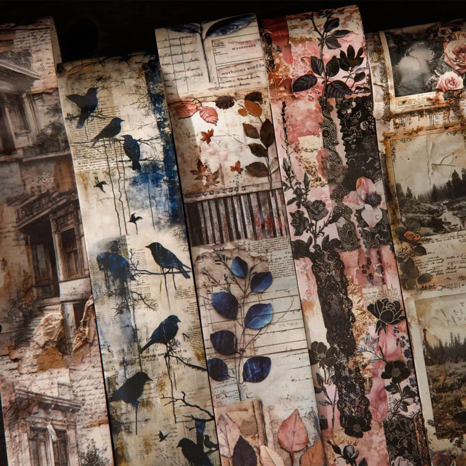 1개/묶음 장 접착 테이프 메모 사이의 추억 다이어리 마스킹 테이프 정크 저널 스크랩북 스티커 종이 일본식