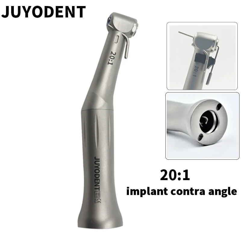 Dental Implant Stainless  Contra Angle  20：1  Low Speed Handpiece For Dental implant   Compatibal With NSK SMAX SG-20