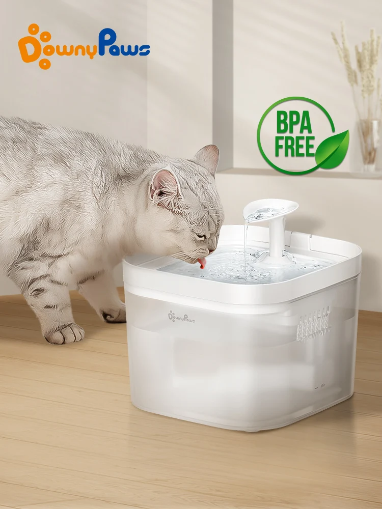 DownyPaws 2L Automatic Cat Water Fountain Dog Water Dispenser
