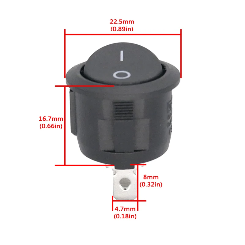 Black Rocker Switch For Coffee 12-Cup SK13/SK-13 Manual Coffee