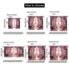 2pcs, spring summer Curtains Spring Flowers Romantic Scenery Prints Light Filtering Curtains Versatile Polyester Fabric Festive 4