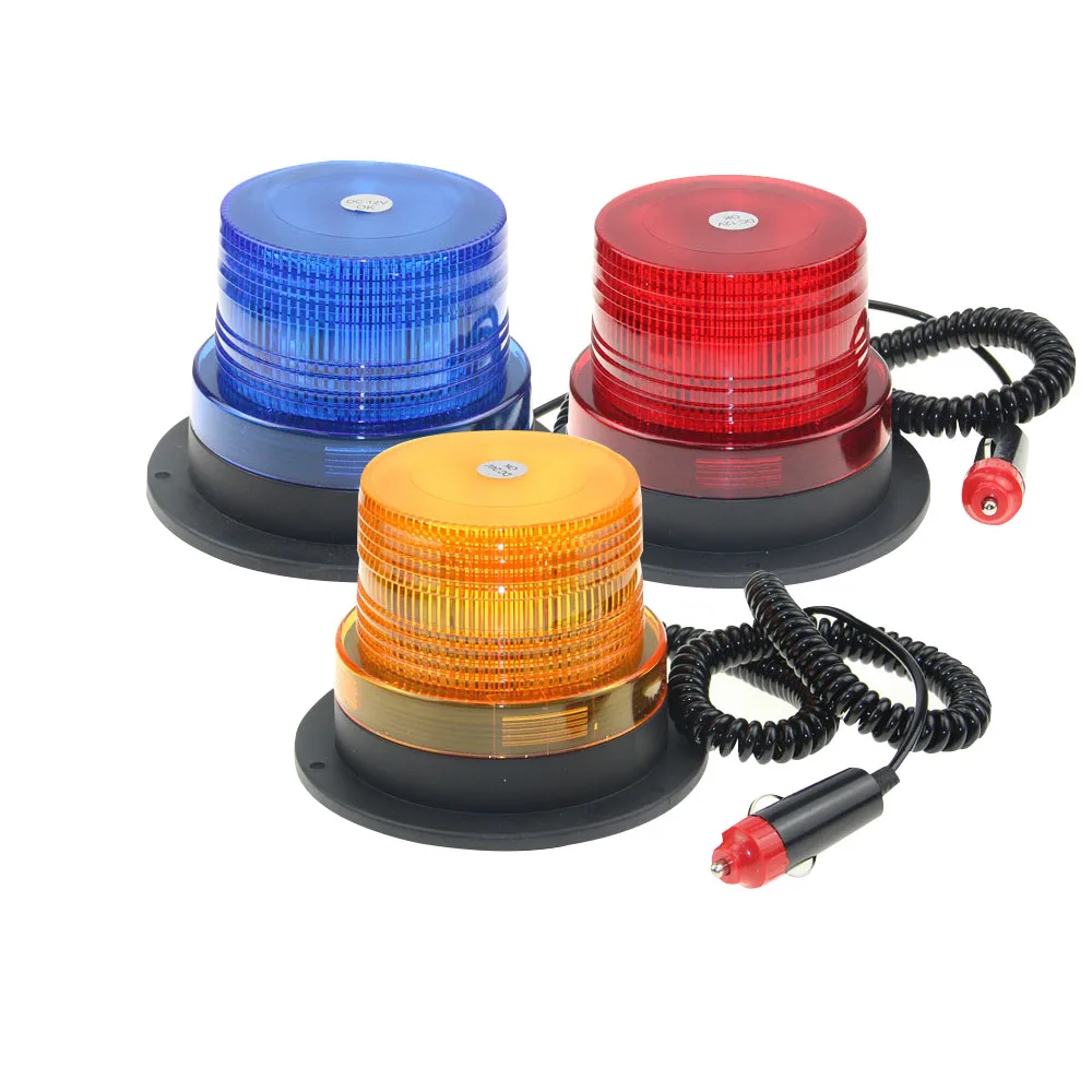 blue emergency lights