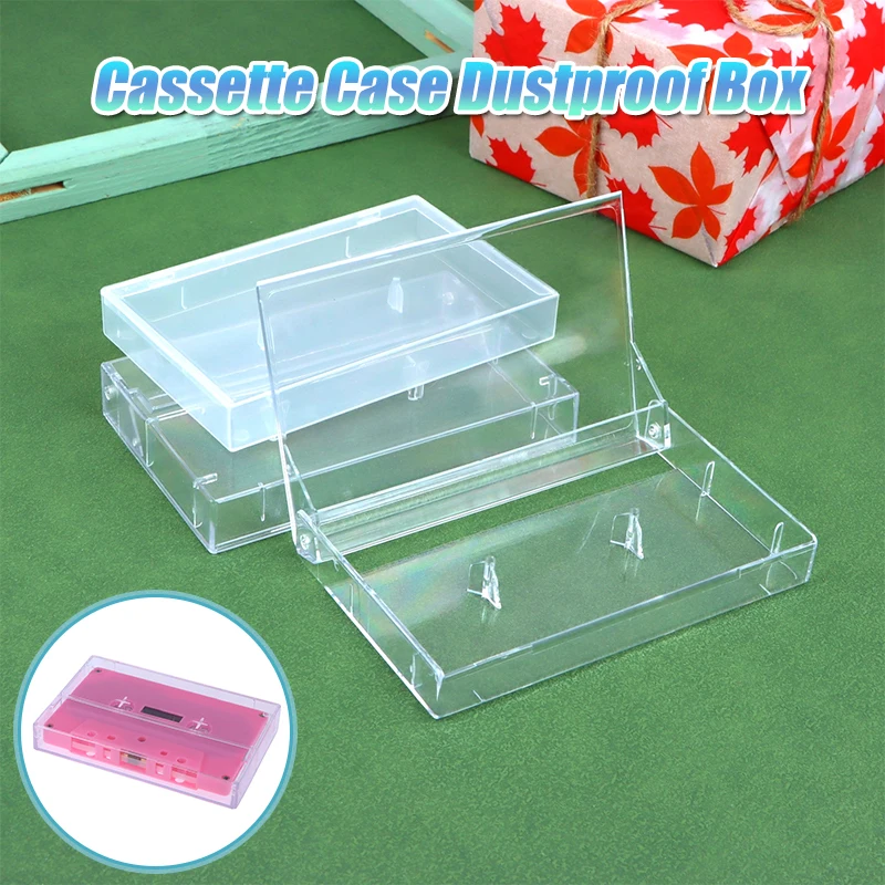 Cassette Tape Shell Storage Box Dustproof Case for DIY Reels Cassette 1Pc