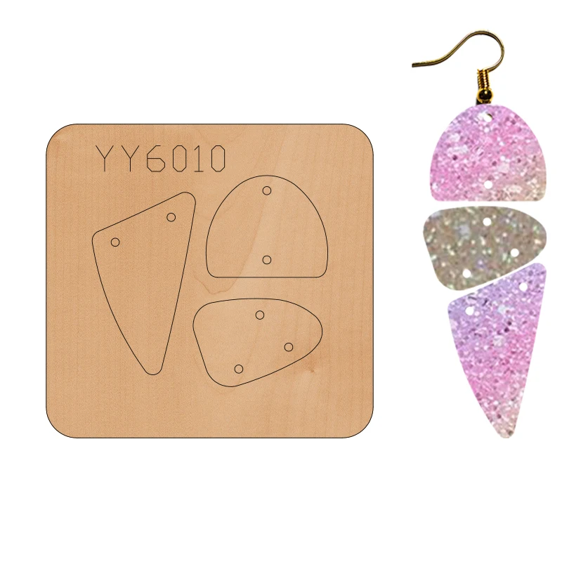 

Earring Mold Knife Model Yy-6010 Is Suitable For All Cutting Machines On The Market Die Cuts Dies Scrapbooking