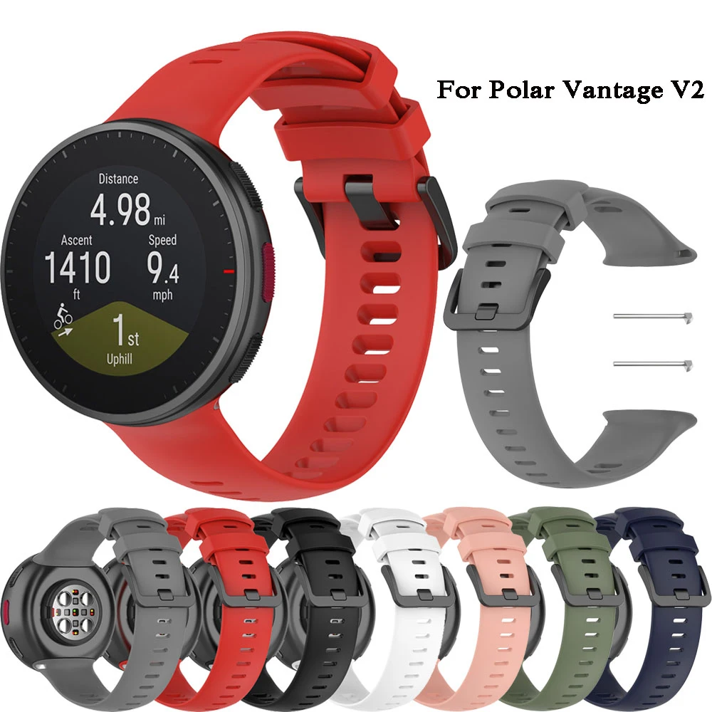 Double Color Strap For Polar Vantage V2 band Smartwatch Quick Release  Wristband For Vantage V2 Bracelet correa accessories