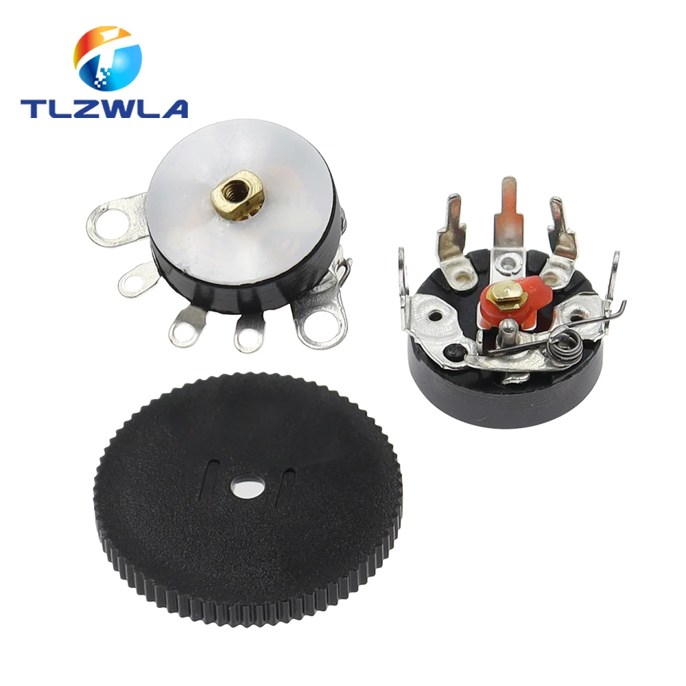 10 Pz 10K 50K Rv12Mm Potenziometro Rv12 B503 B103 B10K B50K Amplificatore Di Potenza Potenziometro Volume Con Interruttore Resistore Regolabile