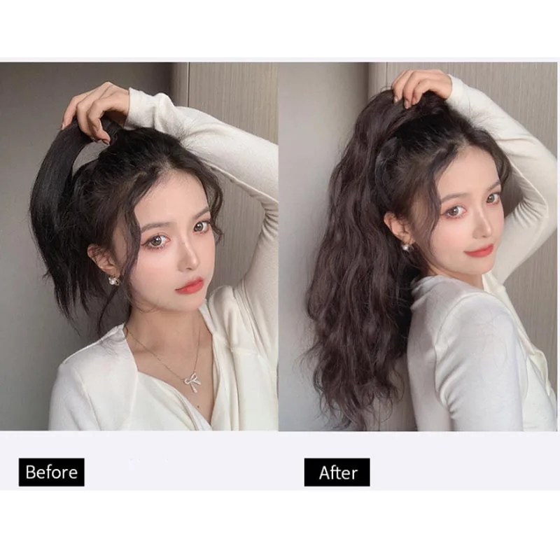 Clip In Ponytail Hair Extension Synthetic Ponytail 20Inch