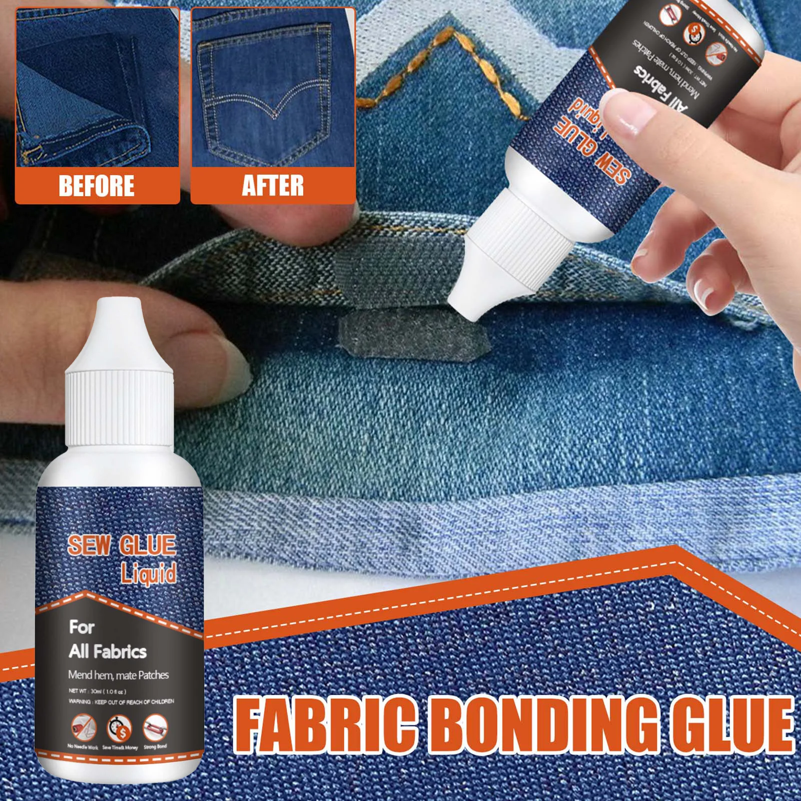 Liquid Fabric Glue Instant Glue For Fabric And Sewing Ultra-stick Cloth  Glue Leather Repair Glue Secure Fast Drying Textile Glue - AliExpress