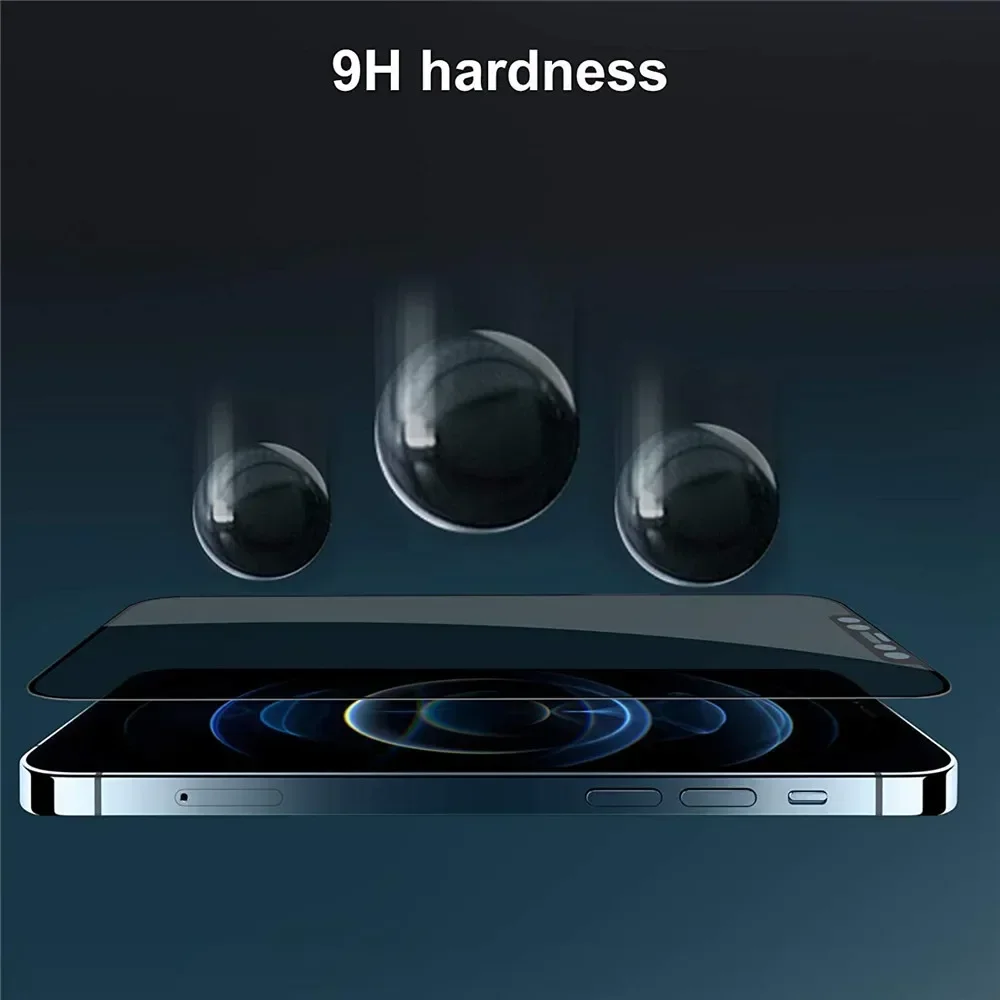 Proteggi schermo privacy da 360 gradi per iPhone 17 16 15 14 13 12 11 Pro MAX XS Max Proteggi schermo anti-spia per iPhone 15 Plus - immagine 5