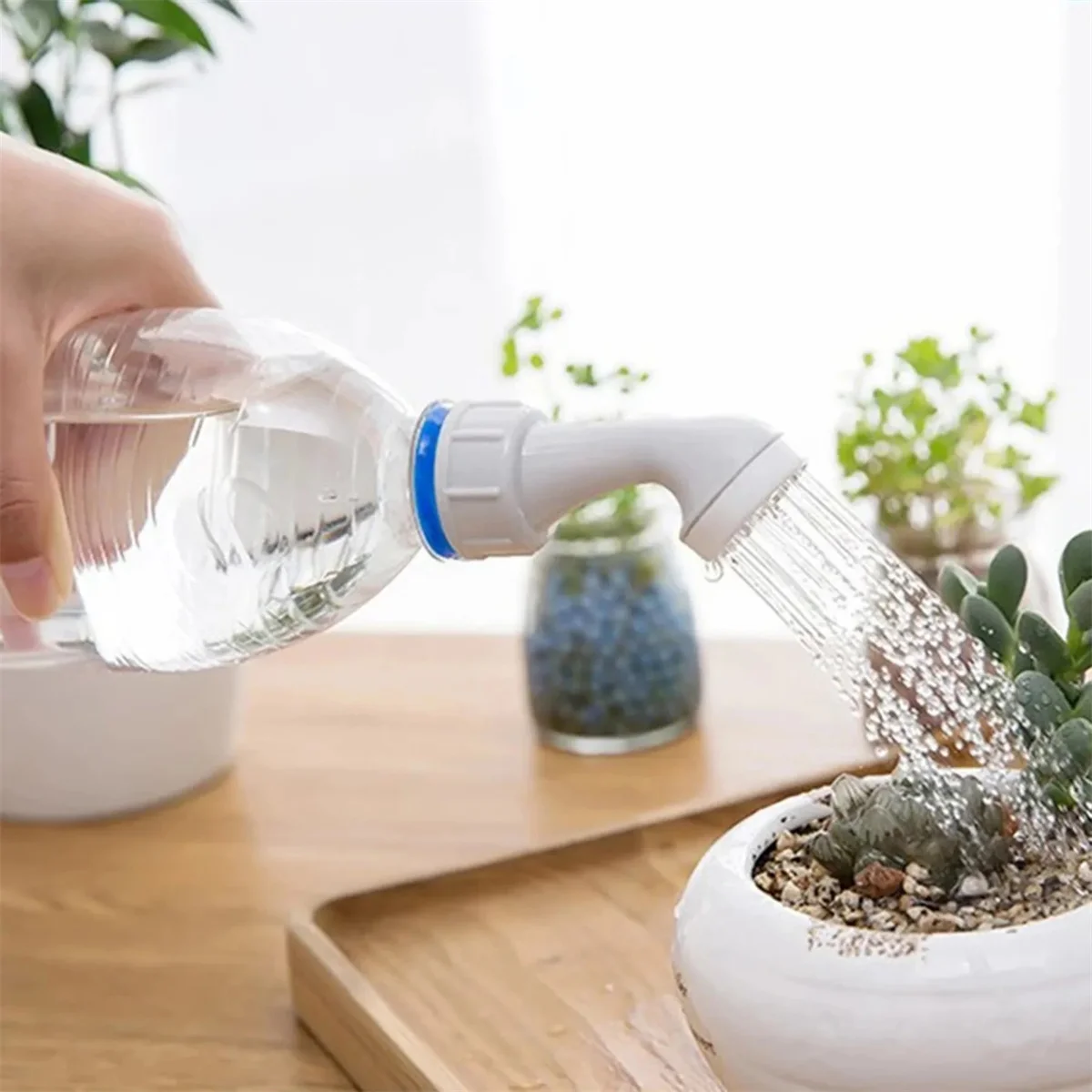 1/10 pcs/set Garden Spray Waterer Sprinkler Portable Plant Garden Watering Nozzle Tool Glass&Bottle Watering Nozzle
