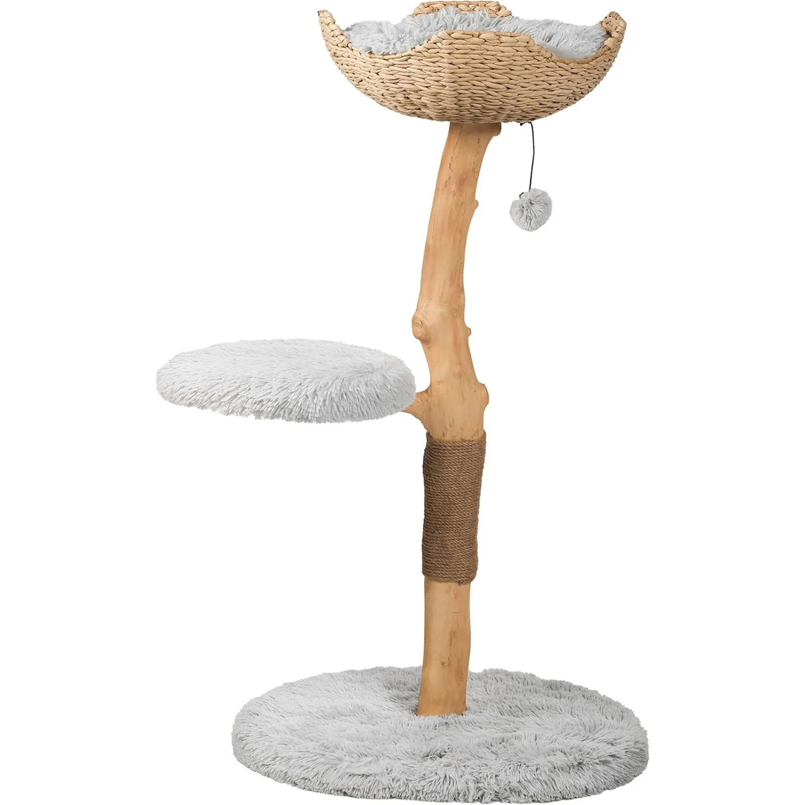US Wooden Tree Tower, Modern Single Branch Condo, Wood Tree, Climbing, Furniture for , Lover Gift 1