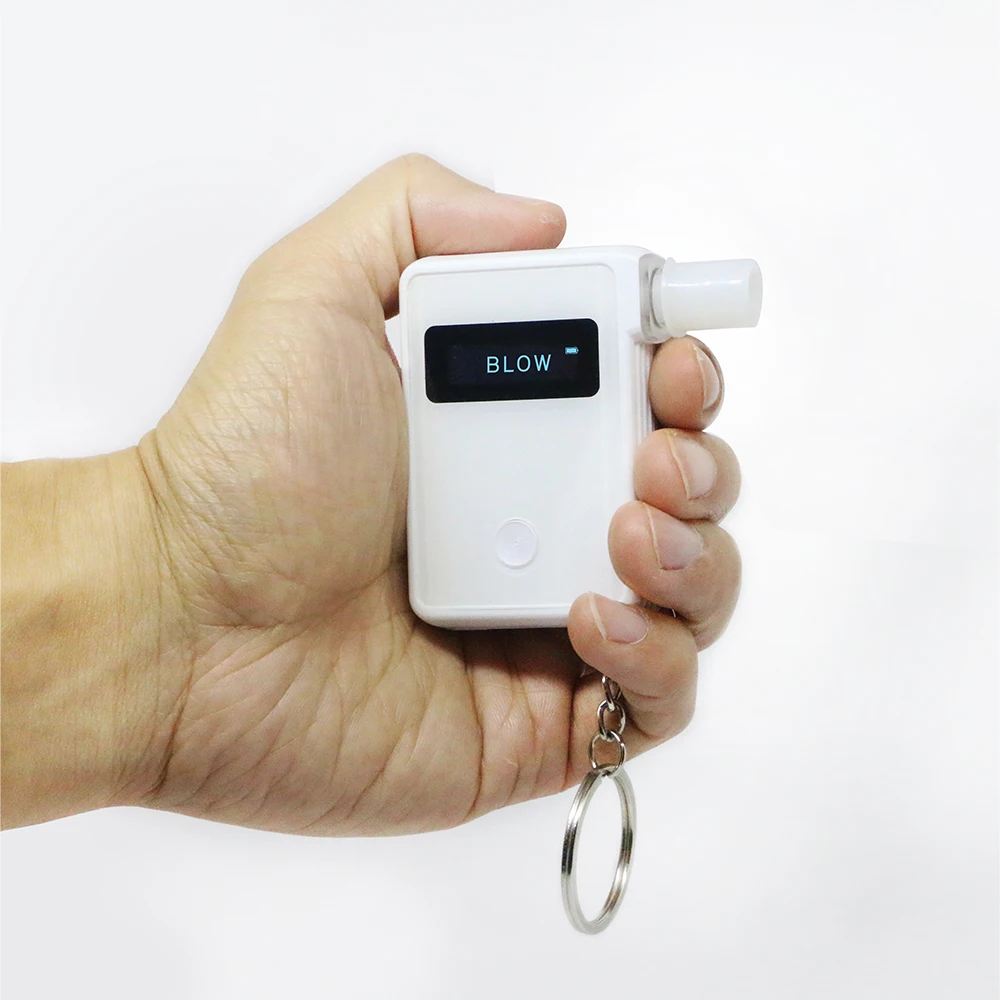 Тестер алкоголя с топливными ячейками, точный и быстрый Алкотестер с приложением, профессиональный полицейский цифровой анализатор дыхания AT800 