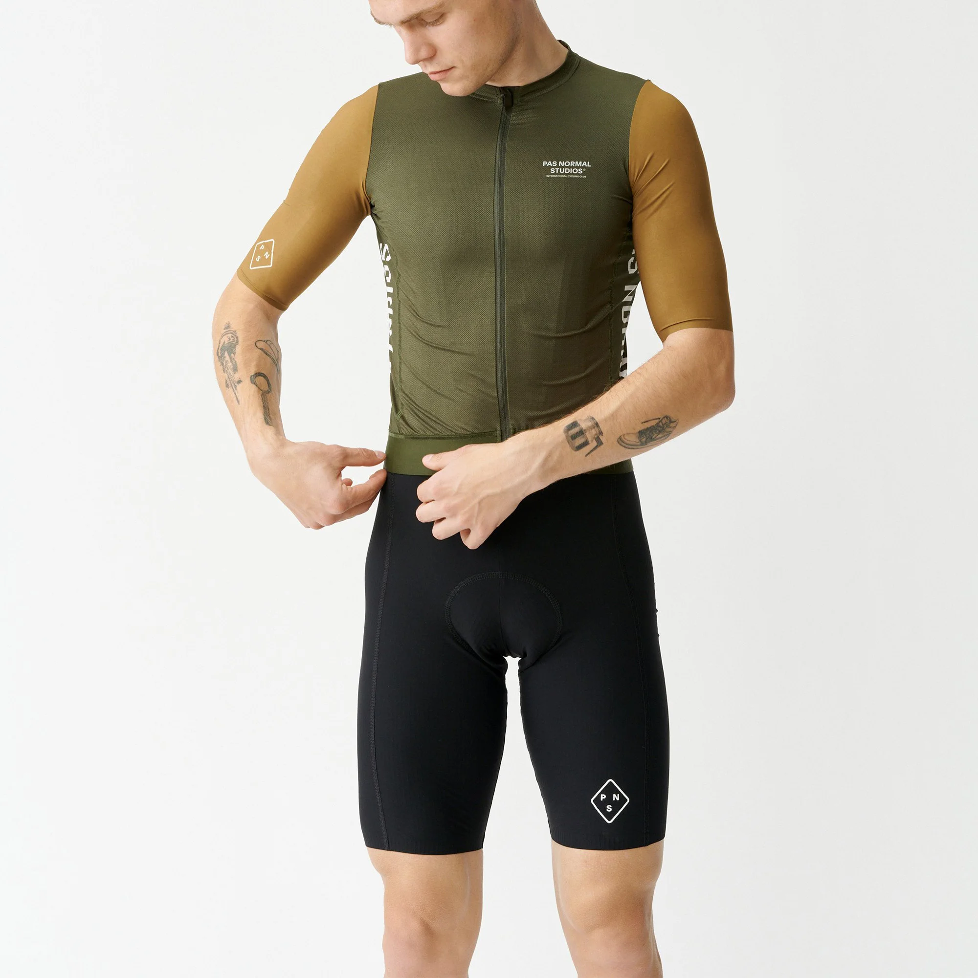 

PNS Men's Breathable Cycling Jersey Set Summer Bicycle Racing Suit for Male Bike Clothing MTB Maillot Short Sleeve New Quick Dry